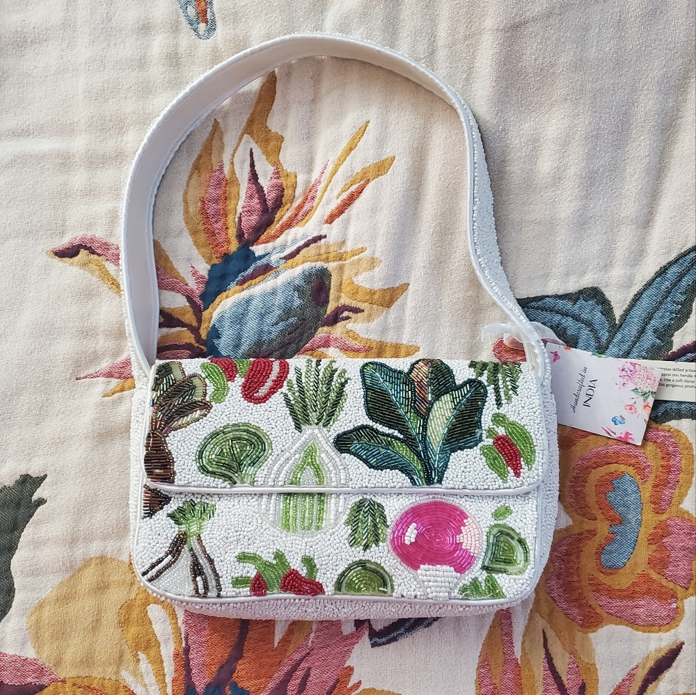 Beaded radish bag